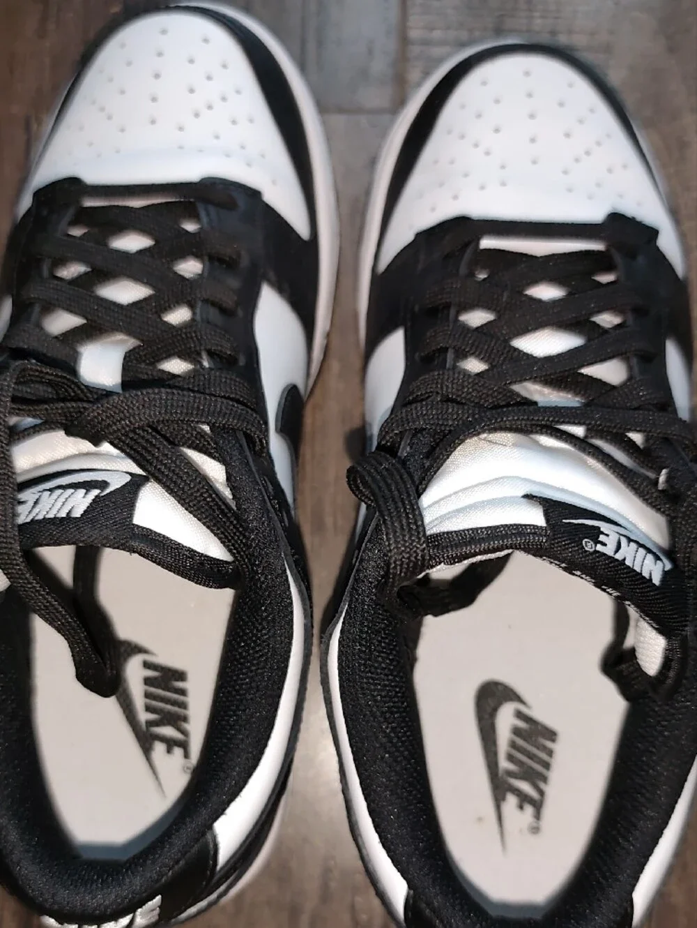 Nike Black and White Low-Top Sneakers